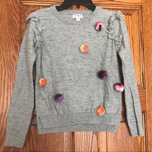 Cat & Jack Pom Pom Sweater Size M (7/8)